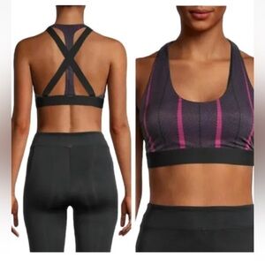 Koral | Onset Noir Criss Cross Back Sports Bra